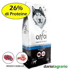 Crocchette ALFA PLUS 20Kg Premium per cani adulti Manzo e Agnello