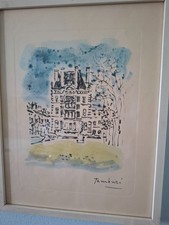  ACQUARELLO SU CARTA PARIGI di