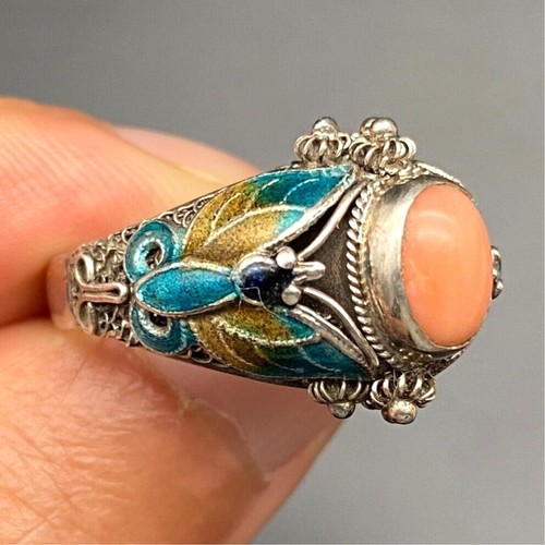 Anello vintage orient farfalla - vintage,