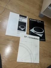 TECHNICS SP-15 Istruzioni per