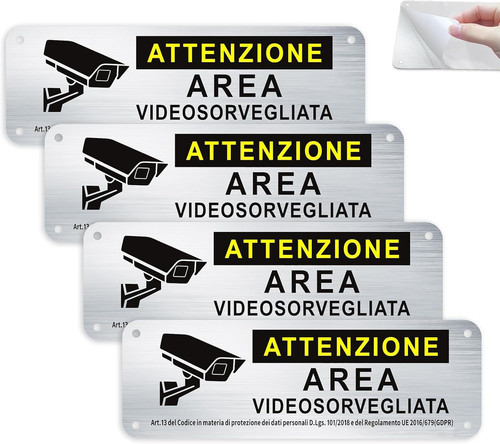 4pezzi cartello area - cartello,