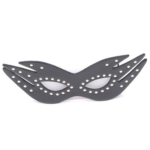 Maschera nera occhi costume