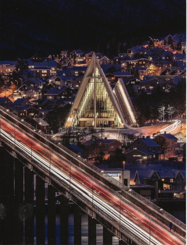 Cartolina norvegia tromso - tromso, la