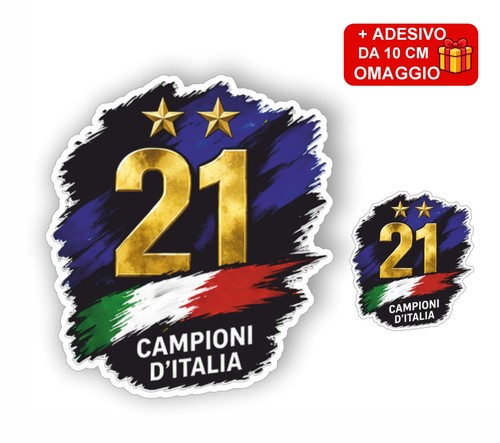 Adesivo scudetto campioni - adesivo, 21