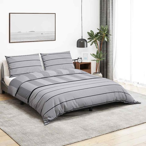 Vidaxl set copripiumino grigio - vidaxl,