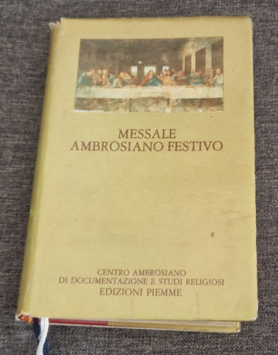Messale ambrosiano festivo - messale,