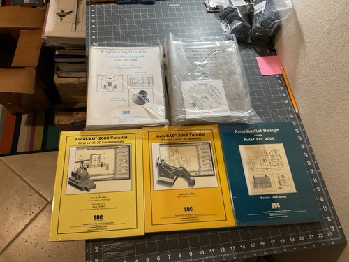 Lot autocad 2008 books - autocad,