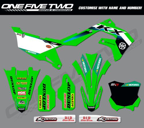 Grafica motocross kawasaki kxf - motocross,
