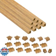 D-Line Correttore Cavo Angolare Effetto Legno Macchiabile 157in Multipack, Pavimento Wi