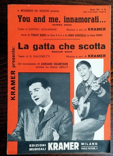 Spartito musicale celentano - musicale,