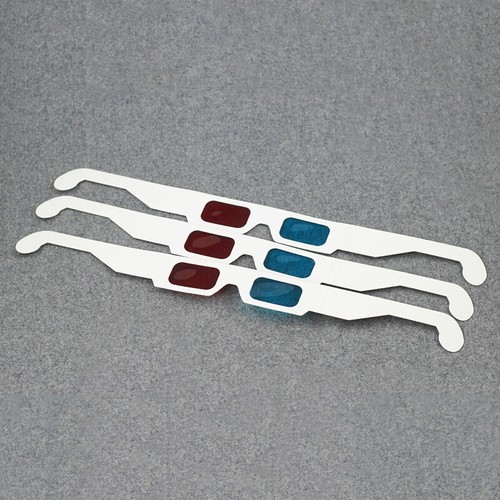 Carta occhiali - 3d,