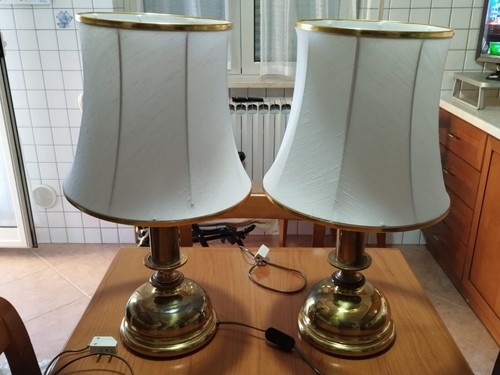 Coppia lumi ottone - coppia, di