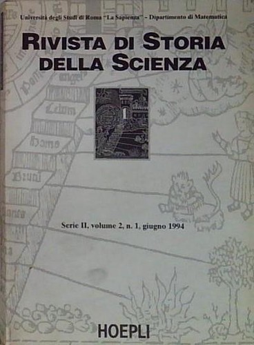 Rivista storia della - rivista,