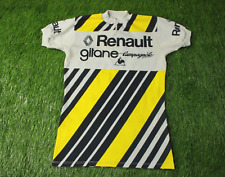 MAGLIA MAGLIA CICLISMO VINTAGE RETRÒ ANNI 70 RENAULT GITANE TELMAIL ORIGINALE TAGLIA 4