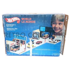 Vintage HOT WHEELS - World / Le Monde / Meine Kleine Stadt Starter Playset