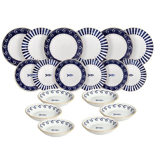 Servizio tavola blu modello - da,