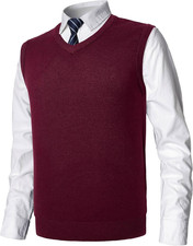 Gilet Da Uomo Inverno V-Collo