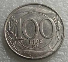 MONETA REPUBBLICA ITALIANA 100 LIRE TURRITA 1996