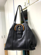 BORSA "PATRIZIA PEPE" IN PELLE NERA CON  CUSTODIA ORIGINALE E CERT. GARANZIA