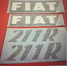 Fiat 211R trattore stickers/adesivi