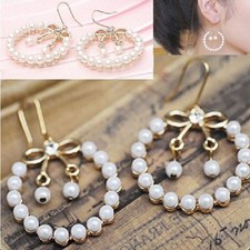 Orecchini Anello Con Fiocco