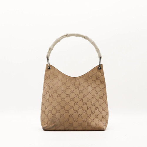 Sac gucci hobo bambou toile - sac,
