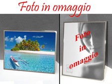 Cornice portafoto 15x20 in silver plated Mascagni Foto in omaggio 824