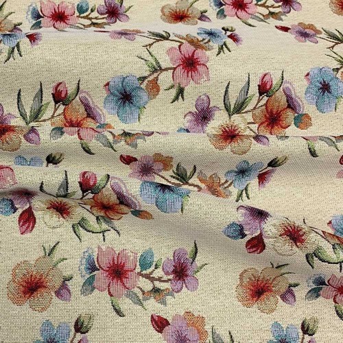 Tessuto gobelin fiorellini - gobelin,