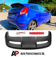 Ala spoiler tetto stivale posteriore fibra di carbonio Ford Fiesta stile 'ST Look' MK7 MK7.5