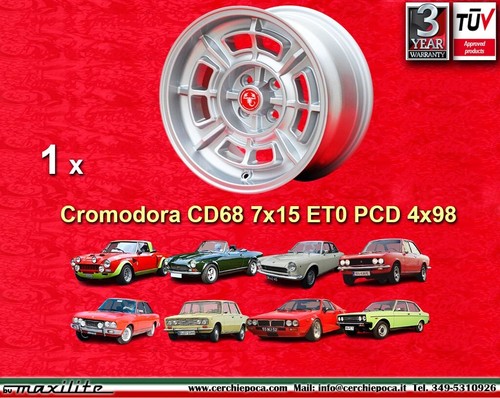 Cerchio fiat cromodora cd68 - cromodora,