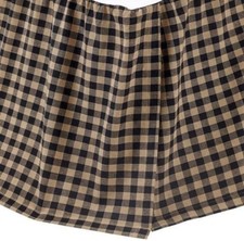 Gonna letto queen size nera a