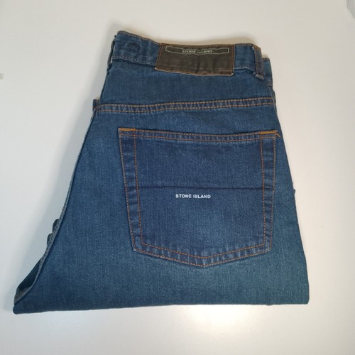 Jeans stone island denim - denim, uomo