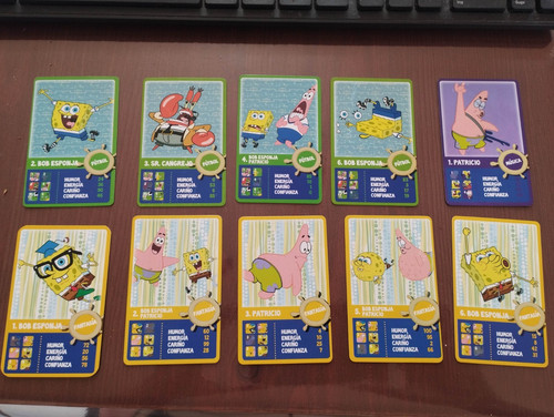 Lote cards bob - 10,