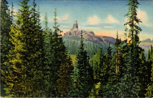 Lizard head peak - head, 1935