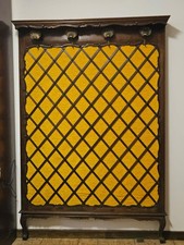 Attaccapanni ingresso Appendiabiti a parete Legno Tessuto Metallo Vintage