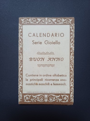 Calendarietto ripieghevole - calendarietto,