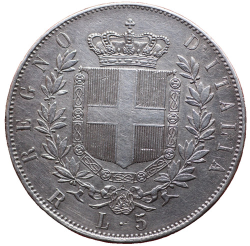 Italia lire 1876 vittorio - lire,