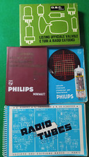 8 LIBRI VALVOLE e TRANSISTORS - Philips GBC VINTAGE Meravigliosi!!!