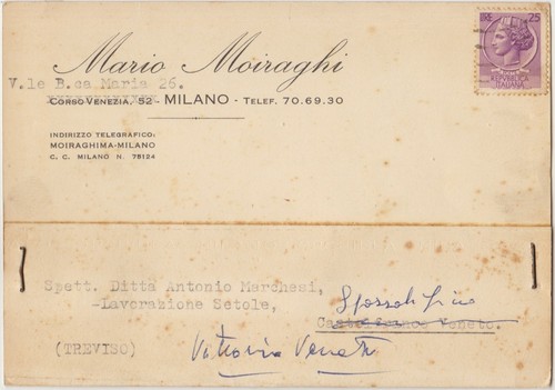 Milano mario moiraghi 1960 - moiraghi,