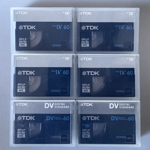 Videocassette digitali tdk - 6x,