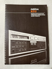 REVOX MANUALE ISTRUZIONI