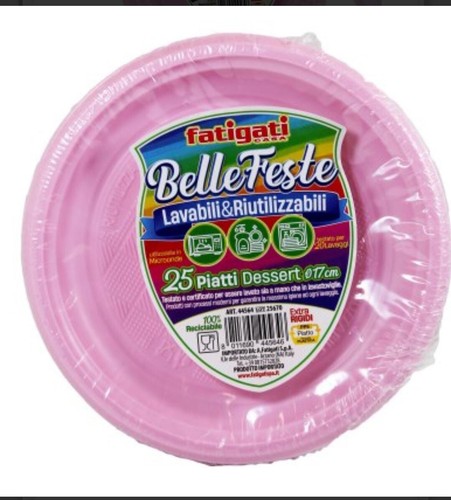 Piatti frutta dessert rosa - e,