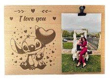 Portafoto in legno da tavolo