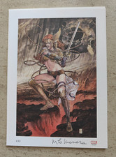 Milo Manara Marvel Women complete prints set (10 prints) signed