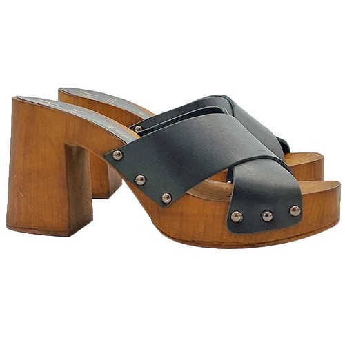 Zoccoli donna neri con - , fasce