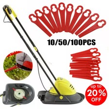 50/100X Lama di Ricambio in Plastica Tagliaerba Senza Fili Tagliaerba Tagliaerba