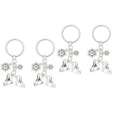  2 Count Decorazioni Portachiavi Accessori Per Il Pattinaggio Su Ghiaccio