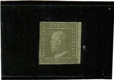 ANTICHI STATI SICILIA-1 GRANO VERDE-RIPRODUZIONE NUOVA S.G./SPED. GRATUITA