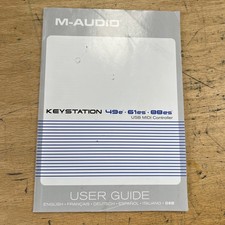 M-Audio Manuale Utente, Keystation 49e, 61es, 88es Manuale, Buone Condizioni