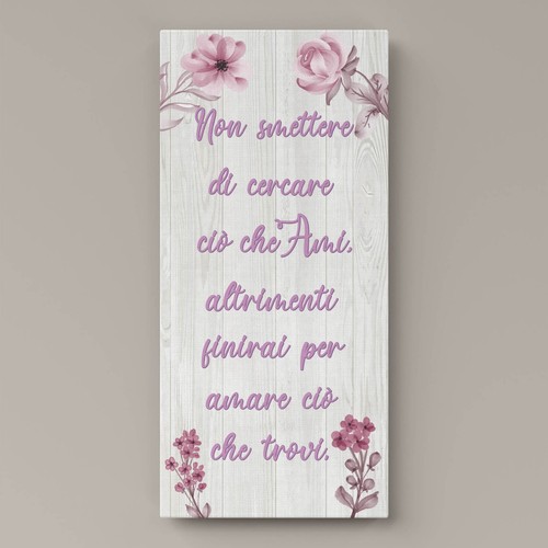 Quadro con frase stile - quadro,